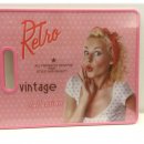 TAGLIERE RETTANGOLARE IN PLASTICA CON FANTASIA VINTAGE 